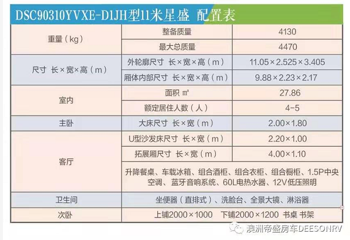 帝盛房车-星盛系列-11米亲子款营地房车(图2)